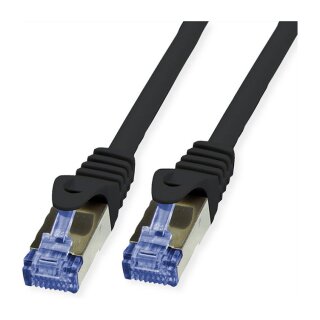 VALUE Outdoor Patchkabel Cat.6A (Class EA) S/FTP (PiMF), Massivdraht, LSOH, schwarz, 30 m