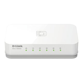D-Link DES-1005C/E 5-Port Fast Ethernet Unmanaged Desktop Swit