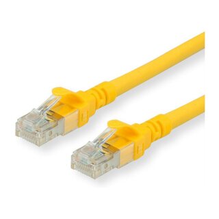 ROLINE Patchkabel Cat.6A UTP, Component Level, LSOH, gelb, 15 m