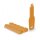 LINDY RJ45 Port Schlösser Orange, 10 Stck + 1 Schlüssel
