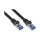 Connections Patchkabel SmartFLEX, Cat.6A, S/FTP, PiMF, halogenfrei (LSZH), 500MHz, CU, schwarz, 0,25m