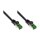 Connections Patchkabel mit Rastnasenschutz, Outdoor (IP66), Cat.6A, S/FTP, PiMF, 500MHz, CU, schwarz, 40 m