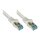 Connections Patchkabel Cat.6A, mit Messprotokoll + Serien-Nr., S/FTP, PiMF, halogenfrei (LSZH), 500MHz, 10Gbit/s, UL, grau, 0,5m