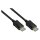Connections DisplayPort 2.0 Kabel, 54 Gbit/s, UHBR 13.5, 4K @240Hz / 8K @60Hz, Kupferleiter, schwarz, 0,5m