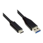 Good Connections USB3.0 Kabel A-USB-C schwarz 0,5m
