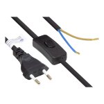 Connections Euro-Netzkabel Euro-Stecker Typ C (gerade) an...