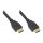 Connections Anschlusskabel HDMI 2.0b, 4K / UHD @60Hz, PREMIUM, 18 Gbit/s, vergoldete Kontakte, CU, schwarz, 1m