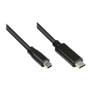 Good Connections USB2.0 Kabel C-Mini B5pol. schw. 1,8m