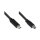 Connections Anschlusskabel USB 2.0, USB-C™ Stecker an Stecker Mini B 5-pin, schwarz, 5m