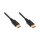 Connections Anschlusskabel DisplayPort 1.4, 8K / UHD-2 @60Hz, vergoldete Kontakte, CU, schwarz, 1m