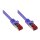 Connections Patchkabel mit Rastnasenschutz, Cat. 6, S/FTP, PiMF, PVC, 250MHz, violett, 7,5m