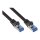 Connections Patchkabel SmartFLEX, Cat.6A, S/FTP, PiMF, halogenfrei (LSZH), 500MHz, CU, schwarz, 5m