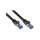 Connections Patchkabel SmartFLEX, Cat.6A, S/FTP, PiMF, halogenfrei (LSZH), 500MHz, CU, schwarz, 10m