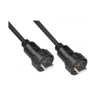 Good Connections Industrie-Stecker S4 -USB 2.0 A-A 1m Kabel
