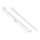 Connections Kabelbinder 150 mm x 3,6 mm, transparent, UL, -40 °C bis +85 °C, 100 Stück