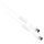 Connections TV Antennenkabel, Koax Stecker an Koax Buchse (vernickelt), 2x Ferritkern, 2x geschirmt, Class A, 95 dB, 75 Ohm, CCS, weiß, 30m