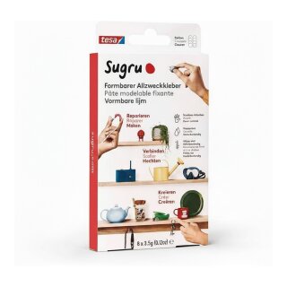 tesa Sugru formbarer Allzweckkleber 8er Weiss