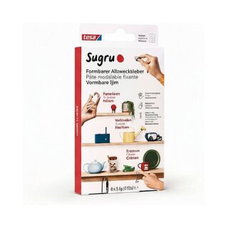 tesa Sugru formbarer Allzweckkleber 8Stk black