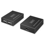 DIGITUS USB Extender 4xUSB-A 150m mit CAT6 schwarz