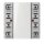 Jung LS 52941 ST KNX Tastsensor-Modul Universal, 4fach, F50, Serie LS