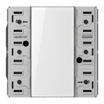 Jung LS 52931 ST KNX Tastsensor-Modul Universal, 3fach,...