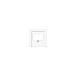 Jung A 569 BFPLT WW Abdeckung f TAE-Anschluss aws