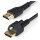 StarTech 1m HDMI Cable with Locking Screw - 4K 60Hz HDR - High Speed HDMI 2.0 Monitor Cable with Ethernet - M/M