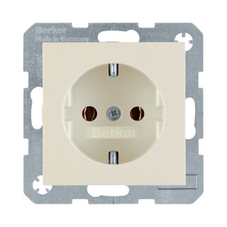 Berker 4743 89 82 Schuko-Steckdose ws glänzend