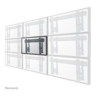NEOMOUNTS VW1000 Videowall Wandhalterung Fix 81,28-190,5cm 32-75Zoll max 50kg VESA bis 600x400 Abstand zur Wand 5-20cm Wa