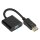 Connections Adapter DisplayPort Stecker an VGA Buchse, 1920*1200 @60Hz, vergoldete Kontakte, ca. 20cm