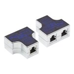 Connections Modular T-Adapter, 1x RJ45-Buchse an 2x...