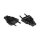 Connections Stromadapter Euro-Stecker Typ C (CEE 7/16, gerade) an C7/Euro 8 Buchse (gerade), schwarz