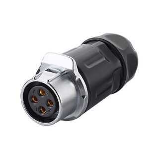 Good Connections Industrie-Buchsen-St. S1 - Power 4-Pin M20