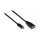 Connections Adapterkabel USB 3.2 Gen.1 / USB 3.0 OTG (On-the-go), USB-C™ Stecker an USB A Buchse, schwarz, 0,1m
