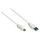 Connections Anschlusskabel USB 3.2 Gen.2 (10GBit/s / 3A), Stecker A an USB-C™ Stecker, CU, weiß, 1m