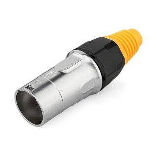 Connections Industrie-Steckverbinder S6 - Unbestückter Stecker, Aussparung für RJ45 Stecker, Metall, M24