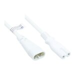 Connections Euro-Verlängerung C8 Stecker (gerade) an...
