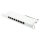 Good Connections Patchpanel 10"Cat. 6 8-P. 0,5 HE reinweiß