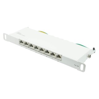 Good Connections Patchpanel 10"Cat. 6A 8-P 0,5HE reinweiß