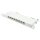 Good Connections Patchpanel 10"Cat. 6A 8-P 0,5HE reinweiß