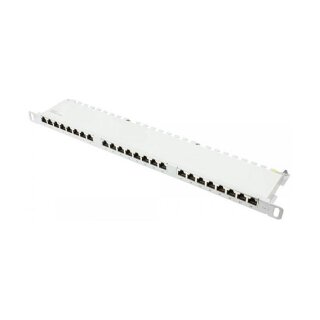 Good Connections Patchpanel 19"Cat. 6 24-P. 0,5HE lichtgr.