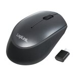 LogiLink Maus - optisch - 3 Tasten - kabellos - 2.4 GHz -...