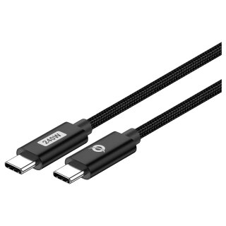CONCEPTRONIC Kabel USB-C3.1->C 240W/QC 480Mbs 1.20m sw