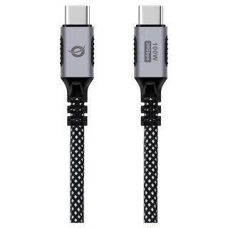 CONCEPTRONIC Kabel USB-C3.2->C 100W/PD3.0 20Gbs 2.00m sw