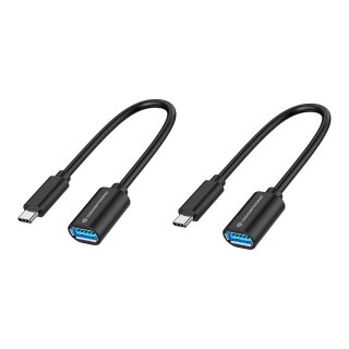 CONCEPTRONIC Adapter USB-C3.2->USB-A3.0 2Stk 5Gbs 0.20m gr