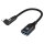 CONCEPTRONIC Adapter USB-C3.2 90°->USB-A3.0 10Gbs 0.15m sw