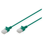 CAT 6 U-UTP Slim Patchkabel, 0,5 m, Grün