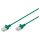 CAT 6 U-UTP Slim Patchkabel, 0,5 m, Grün