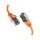 RJ45 Patchkabel S/FTP PIMF Cat8.1 10.00m oragne