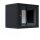 19" Wandgehäuse X-Rack mit Glastür 400-600mm 9HE schwarz